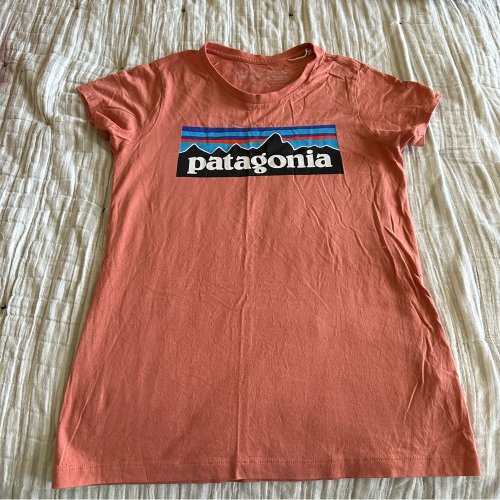 Patagonia Kids Short Sleeve Tee - Coral